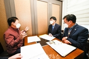 이병환 성주군수, 국무조정실장과 만나 국비 확보에 총력